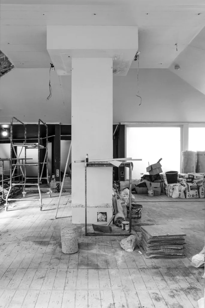 Construction work stage