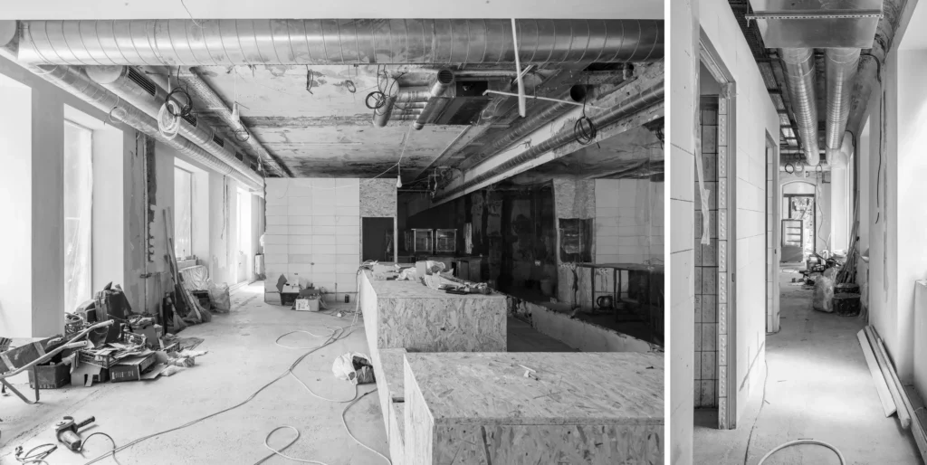 Construction work stage