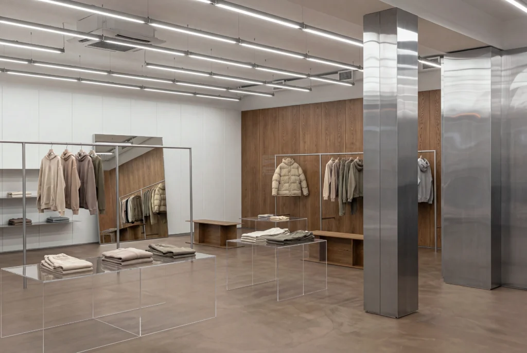 Commercial interior — retail display